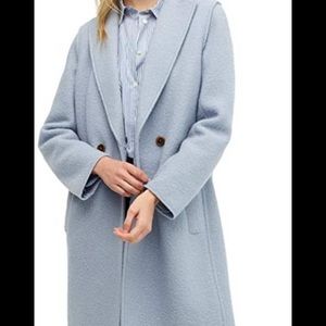 J Crew Daphne topcoat in Italian boiled wool